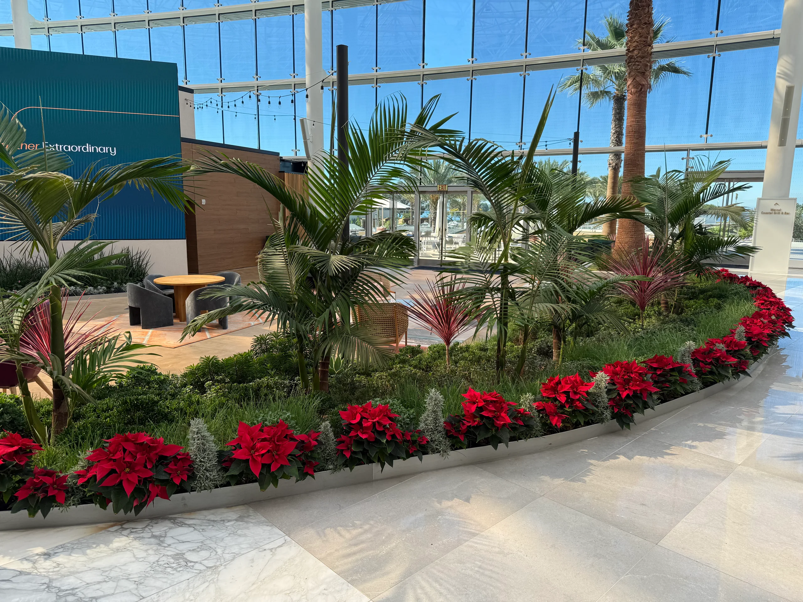 Holiday atrium